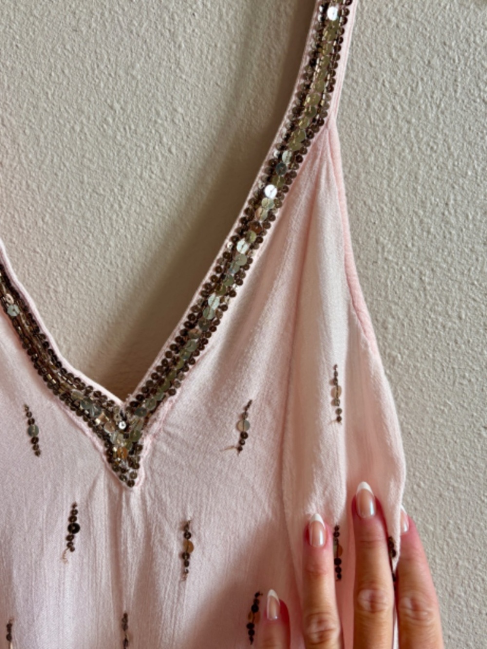 Free People Rising Sun Sequin Slip - Picture 7 of 8